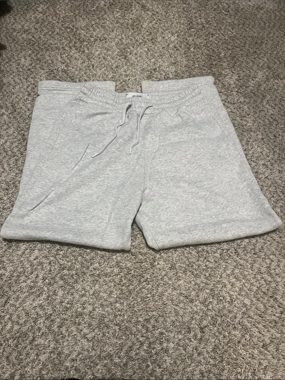 Hollister Light Gray Heather Men's Baggy Sweatpants
